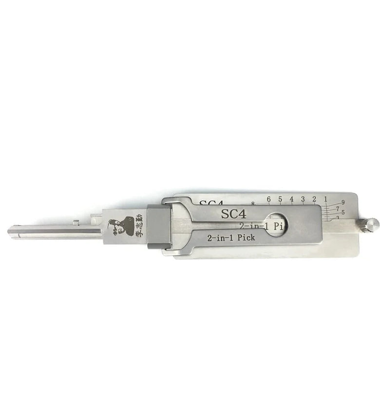 Drillpro 1PC 2 in 1 Tools KW1 SS001Pro KW5 SC1 SC4 Decoder Locks Professional Hand Locksmith Tool for All Type