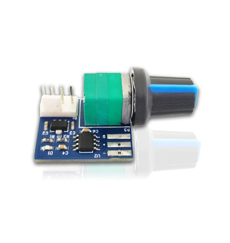 Single PWM Fan Speed Controller DC 12V Mute 4 Pin Computer Temperature Control Switch Cooler Fan