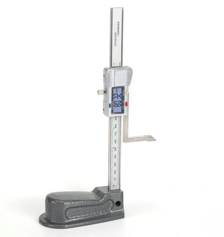 Digital Height Gauge 0-150mm Measuring Range High Accuracy 0.0005 Inch Resolution Inch and Metric Display Woodworking Tool