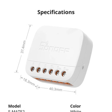 SONOFF S-Mate2 eWeLink Remote Control via Smart Switch for Smart Home Work with Alexa Google Home IFTTT