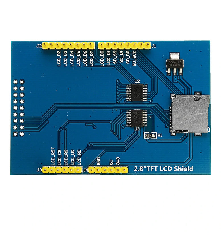 2.8 Inch TFT LCD Shield Touch Display Screen Module Geekcreit for Arduino - products that work with official Arduino boards