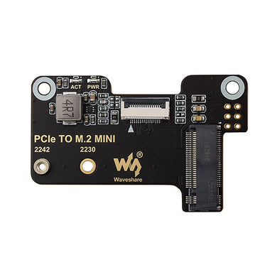 Raspberry Pi 5 PCIe to M.2 Mini Adapter Board Supports NVMe Protocol M.2 Solid State Drive High-speed Reading/Writing