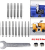 Chainsaw Sharpener Parts Diamond Coated Grinding Head Cylindrical Burr 4 5 6mm For Portable Hand Chain Grinder