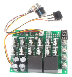 DC Motor Speed Controller Pump PWM Variable Speed Switch Forward/Reverse Rotation Digital Tachometer DC10-55V