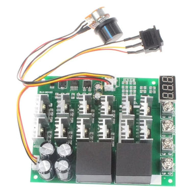 DC Motor Speed Controller Pump PWM Variable Speed Switch Forward/Reverse Rotation Digital Tachometer DC10-55V
