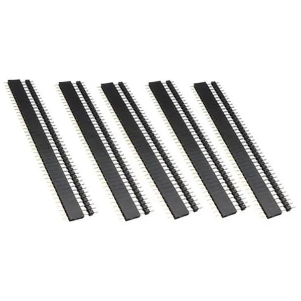 20 Pair 40 Pin Header 2.54mm Male Female SIL Socket Row Strip PCB Connector