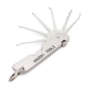 DANIU Foldable Door Lock Opener Locksmith Tool Lock Pick Set