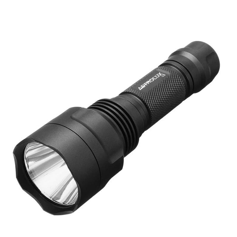 Astrolux C8 XHP50.2 3500LM 6500K 7/4modes Strong Floodlight Tactical LED Flashlight + 1Pc Astrolux E1825 2500mAh 18A 3.7V 18650 Li-ion Battery, A6 Driver Powerful 18650 Mini Torch