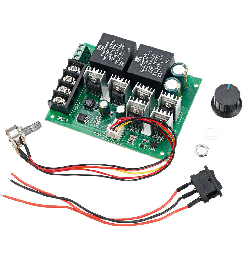 40A 2000W PWM DC Motor Controller Reverse Speed Switch Forward and Reverse Motor Speed Controller RC Reverse Control Switch 12V 24V 36V 48V