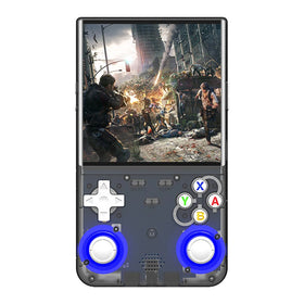 R36 Ultra 128G Open Source Handheld Game Console Built in 30000+Games 4-inch IPS Screen RK3326 Chip Dual 3D RGB Joysticks Retro Gaming Console Supports WiFi Multiplayer
