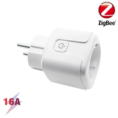 Tuya Zigbe Smart Plug 16A EU Smart Socket With Power Monitoring Voice Control Work with Tuya Smart Life
