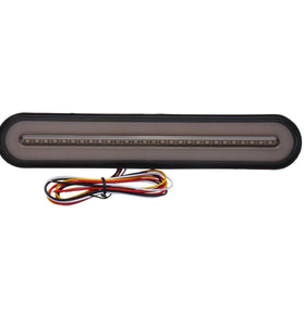 3 in 1 28 LED Flowing Reverse Stop Brake Turn Signal Rear Tail Lights Truck Trailer RV