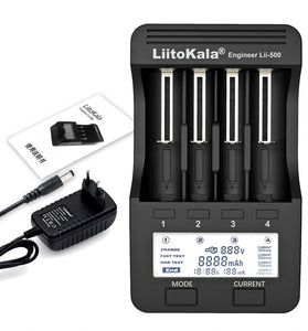 LiitoKala Lii-500 LCD Display Intellegent Battery Charger for 18650 26650 AA AAA Flashlight Cells Can Test The Battery Capacity