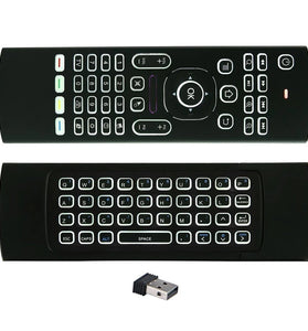 MX3 2.4G Voice Air Mouse with Backlight Wireless Mini Keyboard Remote Control Infrared Learning for Android TV Box PC Gamer Controller