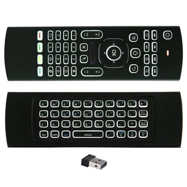 MX3 2.4G Voice Air Mouse with Backlight Wireless Mini Keyboard Remote Control Infrared Learning for Android TV Box PC Gamer Controller