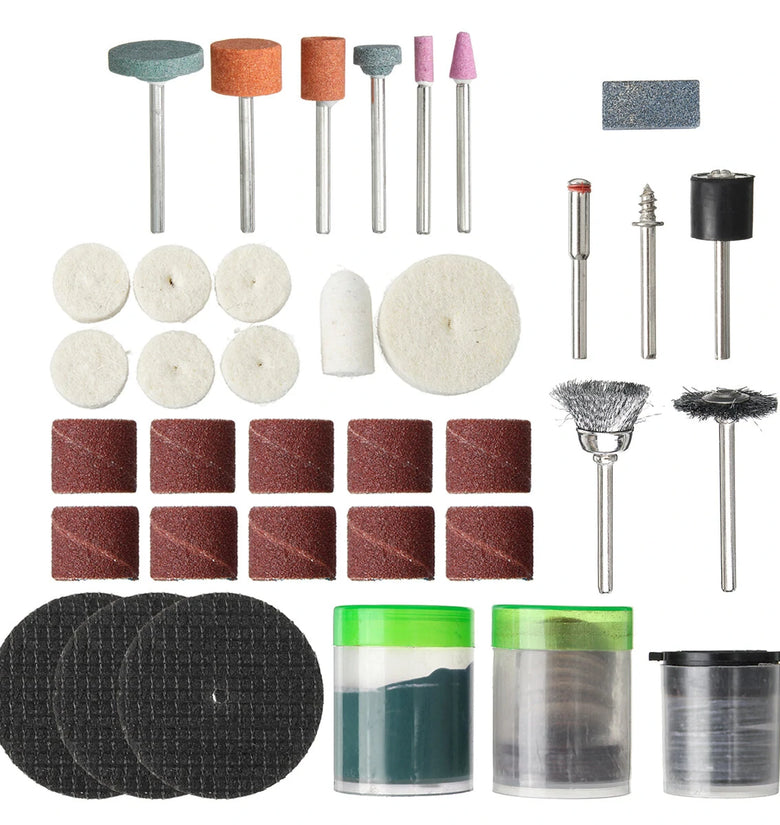 105PCS/161PCS Abrasives Accessories Abrasive Tools Wood Metal Engraving Electric Rotary Tool Accessory for Dremel Bit Set