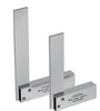 Square 90-degree square L-shaped ruler With ground seat hardened steel angle ruler 63x10 80x50 100x60 125x80mm