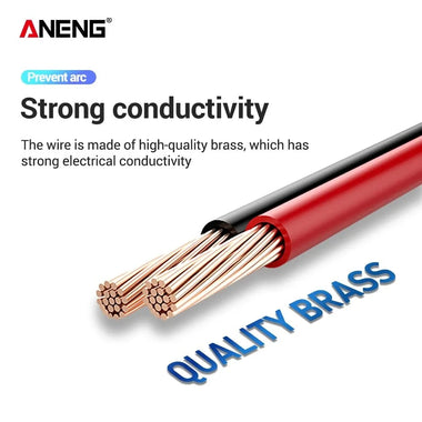 ANENG PT1031 20A 1000V Slicon Rubber Delay Wire Gold Plated Sharp Probe Needles Digital Multi Meter Test Lead