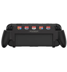 DOBE TNS-3179 Switch2 Console Grip Ergonomic Hand Grip 5 Game Card Slots Built-in Stand Portable Gaming Accessories for Nintendo Switch2
