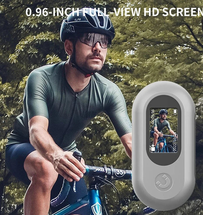 HD 1080P Thumb Action Cam with 32GB Card for Outdoor Cycling Hiking Thumb Sports Camera Outdoor Cycling Mountaineering Recorder Camera