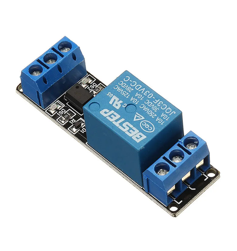 5pcs BESTEP 1 Channel 3.3V Low Level Trigger Relay Module Optocoupler Isolation Terminal