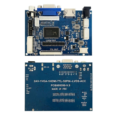 LCD Display TTL LVDS Controller Board HDMI VGA 2AV 50PIN for AT070TN90 92 94 Support Automatically VS-TY2662-V1 with 5-key Keyboard