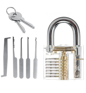5/19/25PCS Unlocking Locksmith Practice Lock Pick Key Extractor Padlock Lockpick Tool Kits