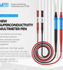 MA ANT P23A Multimeter Test Lead Set 1000V 23A 316 Stainless Steel Silicone Wire Detachable Tips