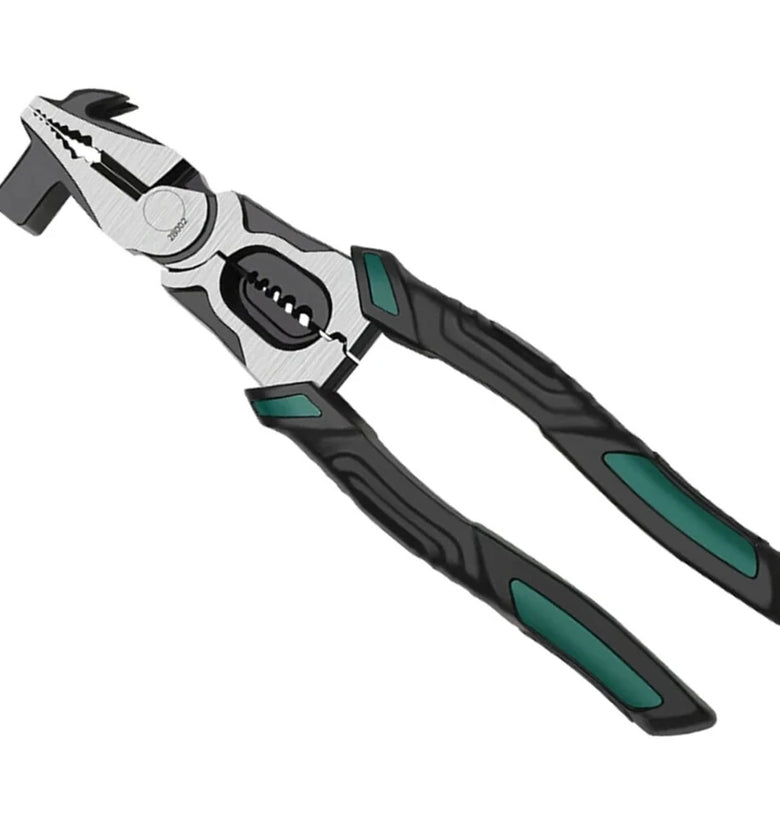 Multifunctional Fencing Pliers Tool 228mm High Carbon Steel Head Wire Cutters Ergonomic Rubber Handle for Home and Workshop Use