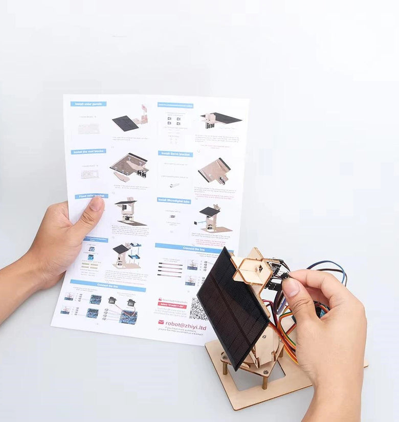 TSCINBUNY Smart Solar Tracker Kit Automation Solar Tracking Accessories System for Starter Kit Equipment for STEM Programming