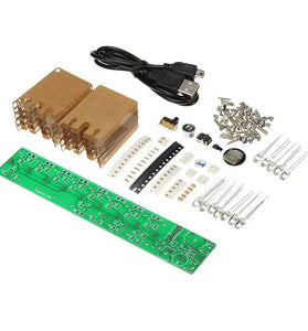 DIY Dream Crystal Electronic Column Light Cube LED Music Voice Spectrum Kit