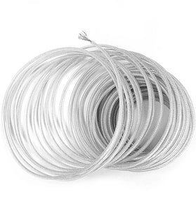 1PCS 15M Steel Wire Nylon Grass Trimmer Line Round Roll Replacement for Efficient Eco-Friendly Gardening High Durability Easy Installation Fits Most Brands