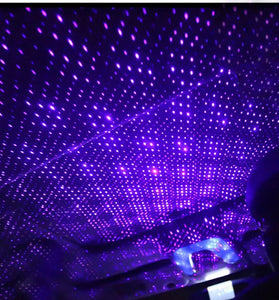 Car Romantic LED Starry Sky Night Light 5V USB Powered Galaxy Star Projector Lamp for Car Roof Room Ceiling Decor Plug and Play