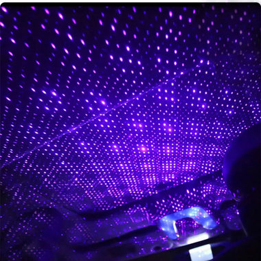 Car Romantic LED Starry Sky Night Light 5V USB Powered Galaxy Star Projector Lamp for Car Roof Room Ceiling Decor Plug and Play