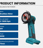 Brushless Motor Cordless Angle Grinder 20V 945W 0-19000 RPM Variable Speed 75mm Grinding Slicing Tool for Wood Metal Ceramic Plastic Edge