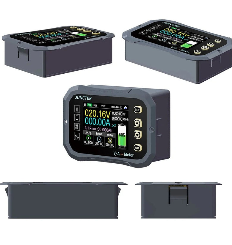 JUNCTEK Bluetooth KG-F 120V 100A 400A 600A LCD Power Display Battery Monitor Tester Coulometer Coulomb Meter Battery Indicator Tester  Phone Control