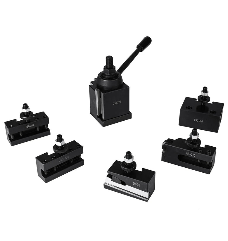 DEMOKE 250 Series Quick Change Tool Post System Compatible Holders High Precision Rigidity 1/4-5/8 Tool Bit Range