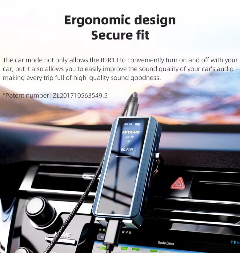 FiiO BTR13 bluetooth Headphone Amplifier Support LDAC/Aptx 3.5mm/4.4mm HIFI Balanced Headphone Amplifier Adapter for Mobile Phone Tablets Laptop