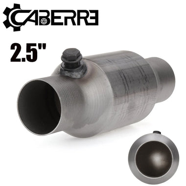 2.5" Inlet/Outlet 400 cell Universal High-Flow Weld-On Catalytic Converter Stainless Steel
