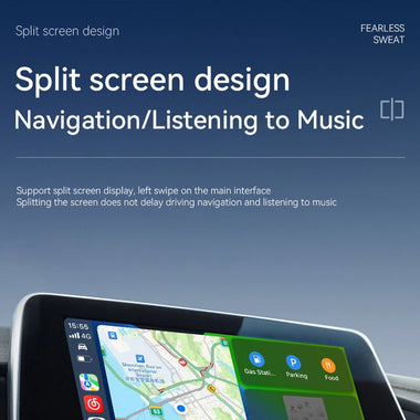 LAESD 2 In 1 Wireless Carplay Auto Adapter Carplay Box Auto Car Machine Interconnection Carplay Wired To Wireless Box Plug and Play Dongle for  iPhone Android