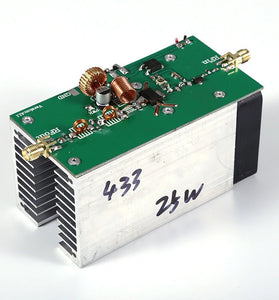 High Power RF Amplifier 433MHz 25W Wide Frequency Range 390-470MHz Intelligent Temperature Control High Gain 30dB SMA-K Connector