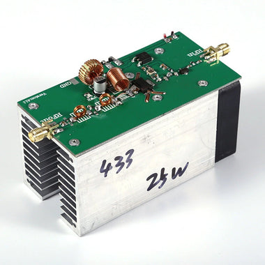 High Power RF Amplifier 433MHz 25W Wide Frequency Range 390-470MHz Intelligent Temperature Control High Gain 30dB SMA-K Connector