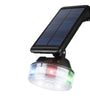 Solar Wall Light with Retractable 8m LED String Light 1800mAh Battery IP55 Waterproof Auto On/Off Outdoor Garden Decor