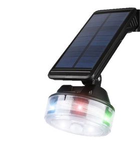 Solar Wall Light with Retractable 8m LED String Light 1800mAh Battery IP55 Waterproof Auto On/Off Outdoor Garden Decor