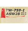 VolantexRC ASW28 ASW-28 V2 Sloping RC Airplane Spare Part Decals