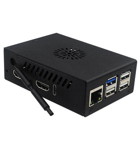 Orange Pi 5 Pro Metal Case Aluminum Alloy Protective Shell Enclosure with Cooling Fan