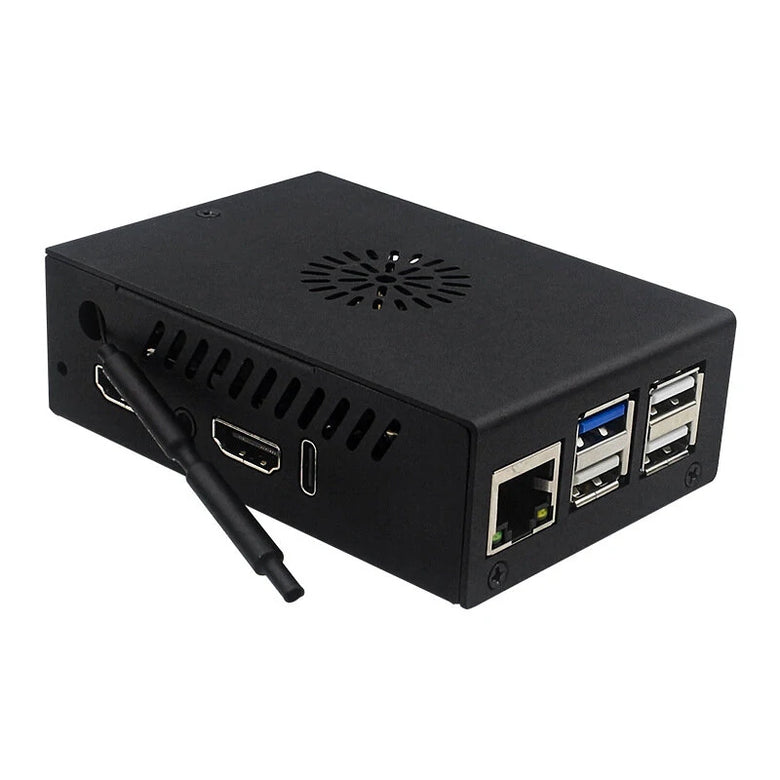 Orange Pi 5 Pro Metal Case Aluminum Alloy Protective Shell Enclosure with Cooling Fan