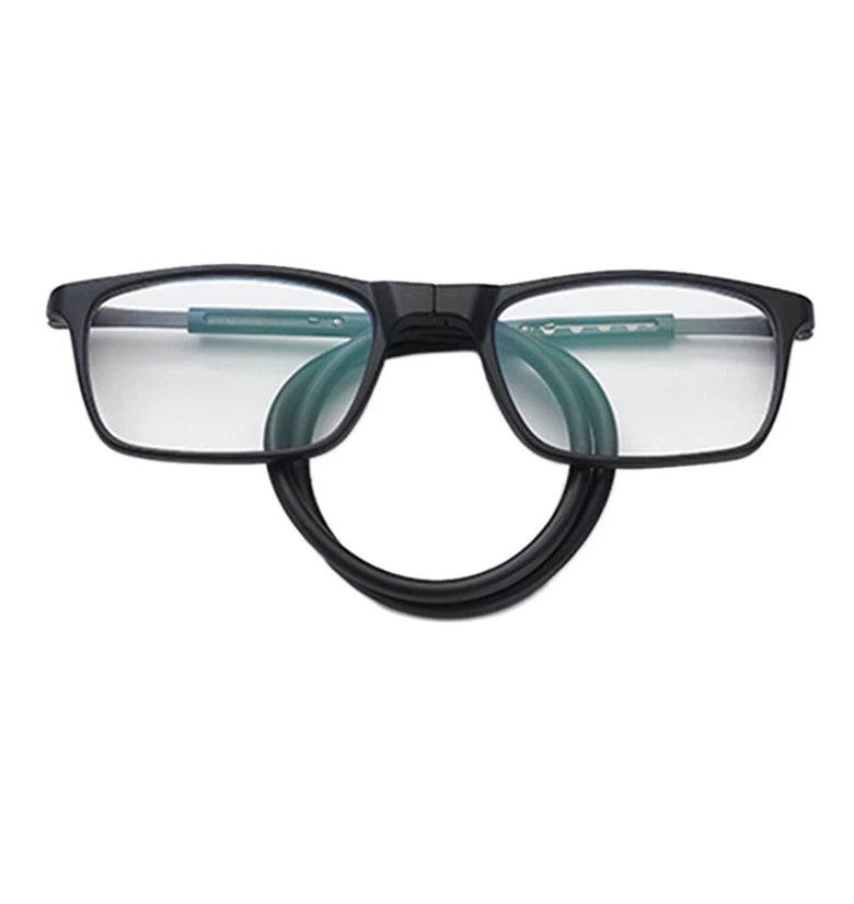 Magnetic Neck-hanging Foldable Reading Glasses, Anti-Blue Light High-definition Reading Glasses, Ultra-light Portable Hyperopia Glasses