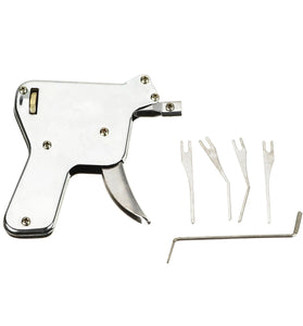 30PCS Lock Pick Set Steel Material with Transparent Practice Padlock and 5-in-1 Card Tool Versatile Lock Pick Tool Perfect for Locksmith Training and Hobbyists