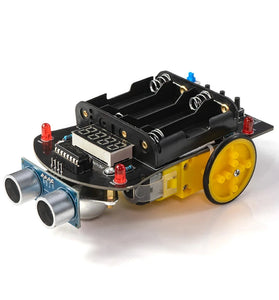Ultrasonic Obstacle Avoidance Car Tracking Ranging Robot Programming DIY Car Kit 51 MCU Smart Car